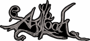 agalloch gray logo back patch