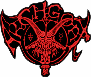archgoat red logo back patch