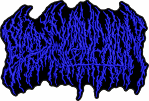 blood incantation blue logo back patch