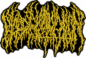 blood incantation gold logo back patch