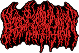blood incantation red logo back patch