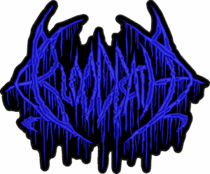 bloodbath blue logo back patch