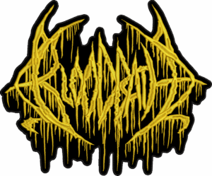 bloodbath gold logo back patch