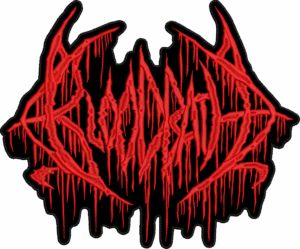 bloodbath red logo back patch