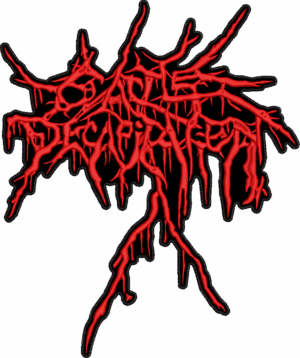 cattle decapitation red logo back patch