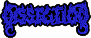 dissection blue logo back patch