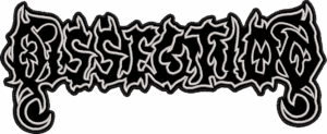 dissection delineated white logo back patch