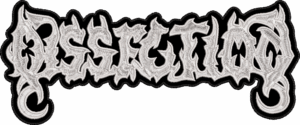 dissection white logo back patch
