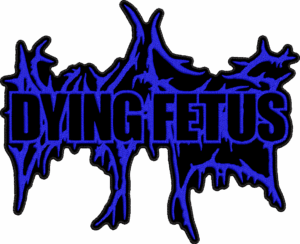 dying fetus blue dying fetus back patch