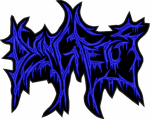 dying fetus blue logo back patch