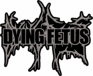 dying fetus gray dying fetus back patch