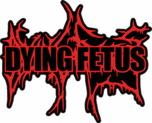 dying fetus red dying fetus back patch