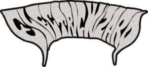 electric wizard white logo back patch