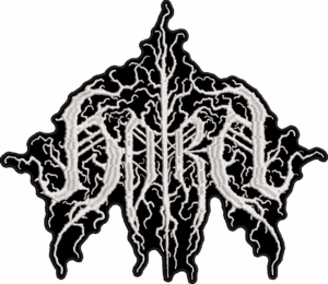 horn white logo back patch