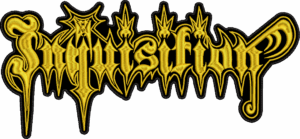 inquisition gold logo back patch