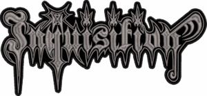inquisition gray logo back patch