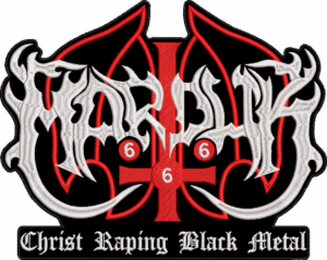 marduk christ raping black metal back patch