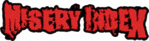 misery index red logo back patch