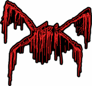 mork red logo back patch