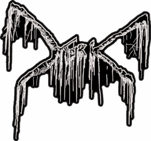 mork white logo back patch
