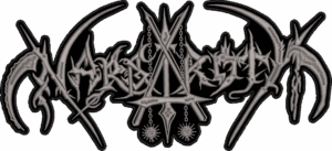 nargaroth gray logo contour back patch