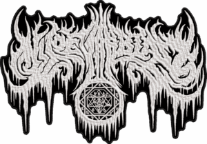 nyogthaeblisz white logo back patch