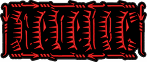 revenge red logo back patch